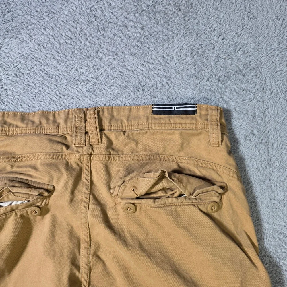 Jordan Craig Mens 36 Cargo Shorts Tan Khaki Cotton Utility Multi Pocket 4454
